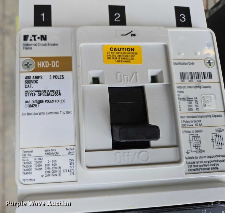 image for item ES2816 (9) Eaton circuit breakers