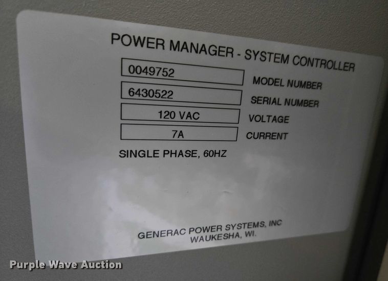 image for item ES2819 Generac GTS Series automatic transfer switch