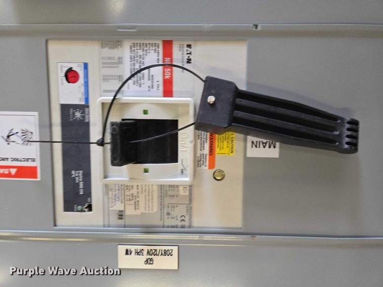 image for item ES2820 2011 Eaton Pow-R-Line PRL4 panelboard