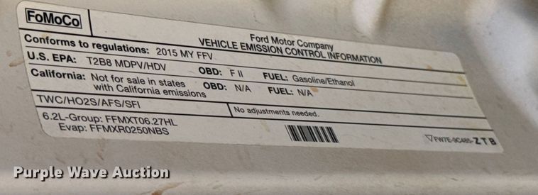 image for item ES5655 2015 Ford F250 Super Duty Crew Cab pickup truck