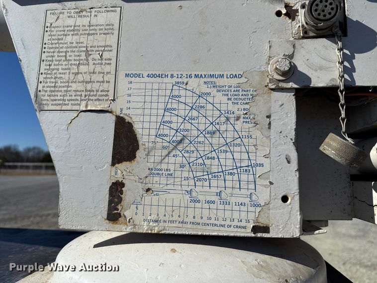 image for item ES5673 2005 International 7300 Crew Cab flatbed truck