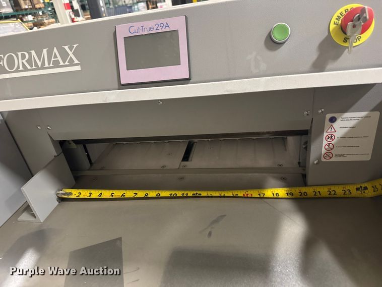 image for item ET4332 2023 Formax Cut-True 29A paper cutter