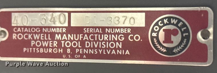 image for item ET4336 Rockwell router table