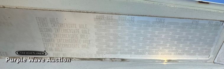 image for item ET4339 2003 Freightliner FC70 box truck