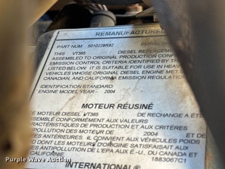 image for item ET4343 2006 International 4200 dump truck