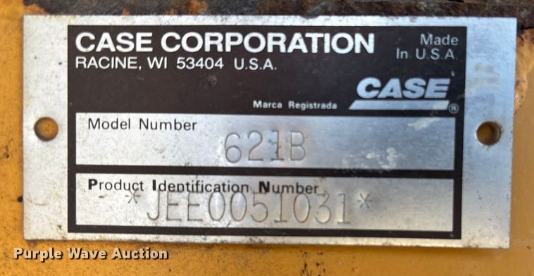 image for item ET4406 1996 Case 621B wheel loader