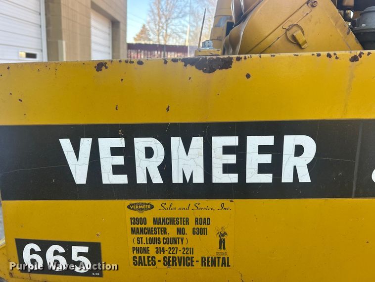 image for item ET6900 Vermeer 665 stump grinder