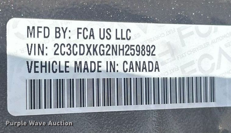 image for item ET6901 2022 Dodge Charger Police 