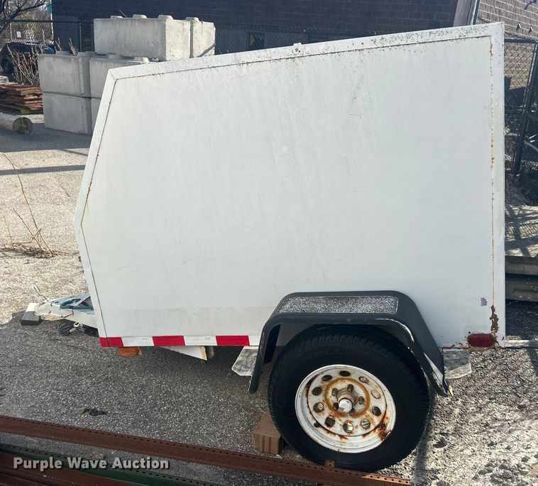 image for item ET6902 Shop built enclosed cargo trailer