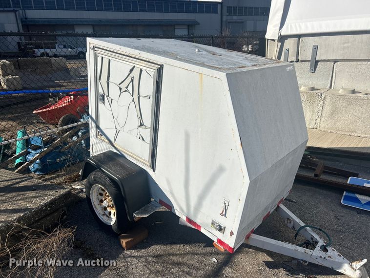image for item ET6902 Shop built enclosed cargo trailer