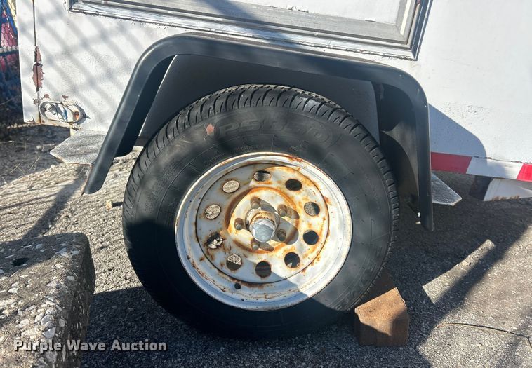 image for item ET6902 Shop built enclosed cargo trailer