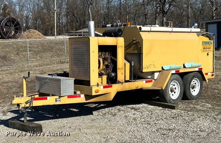 image for item ET6903 1996 O'Brien 700-J sewer jetter trailer