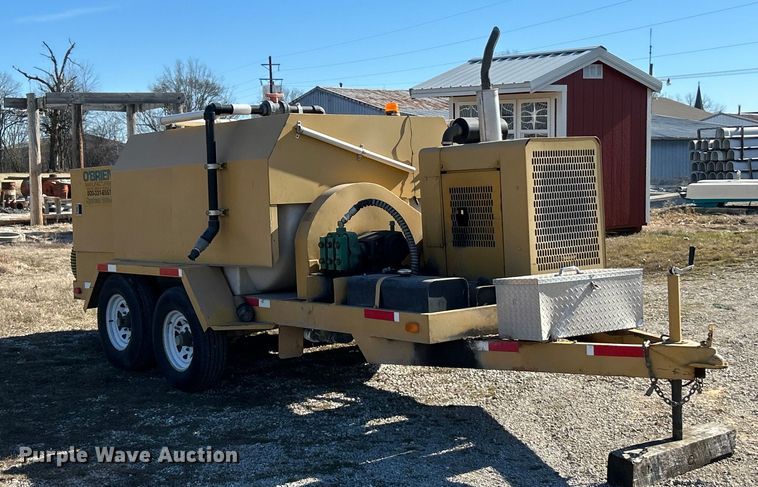 image for item ET6903 1996 O'Brien 700-J sewer jetter trailer