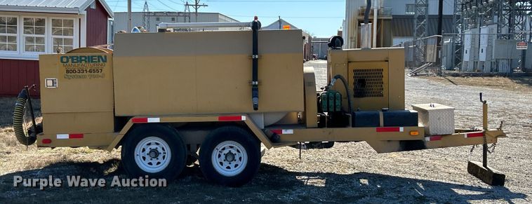 image for item ET6903 1996 O'Brien 700-J sewer jetter trailer