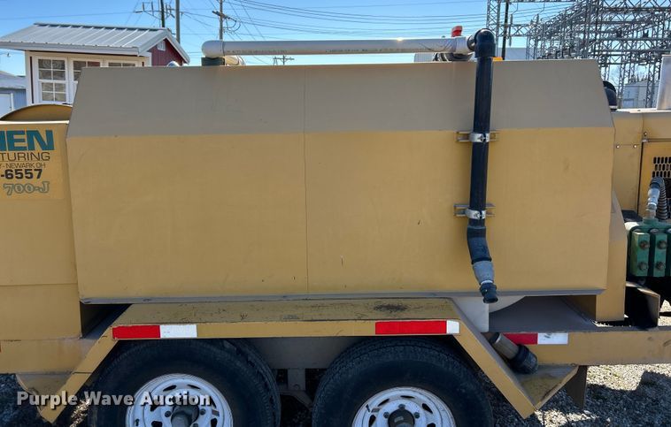 image for item ET6903 1996 O'Brien 700-J sewer jetter trailer