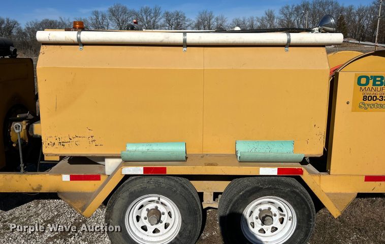 image for item ET6903 1996 O'Brien 700-J sewer jetter trailer