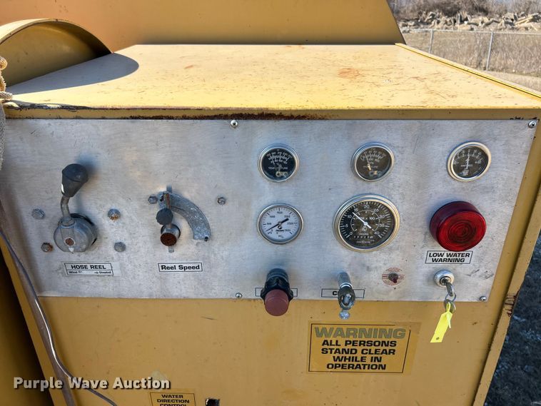 image for item ET6903 1996 O'Brien 700-J sewer jetter trailer