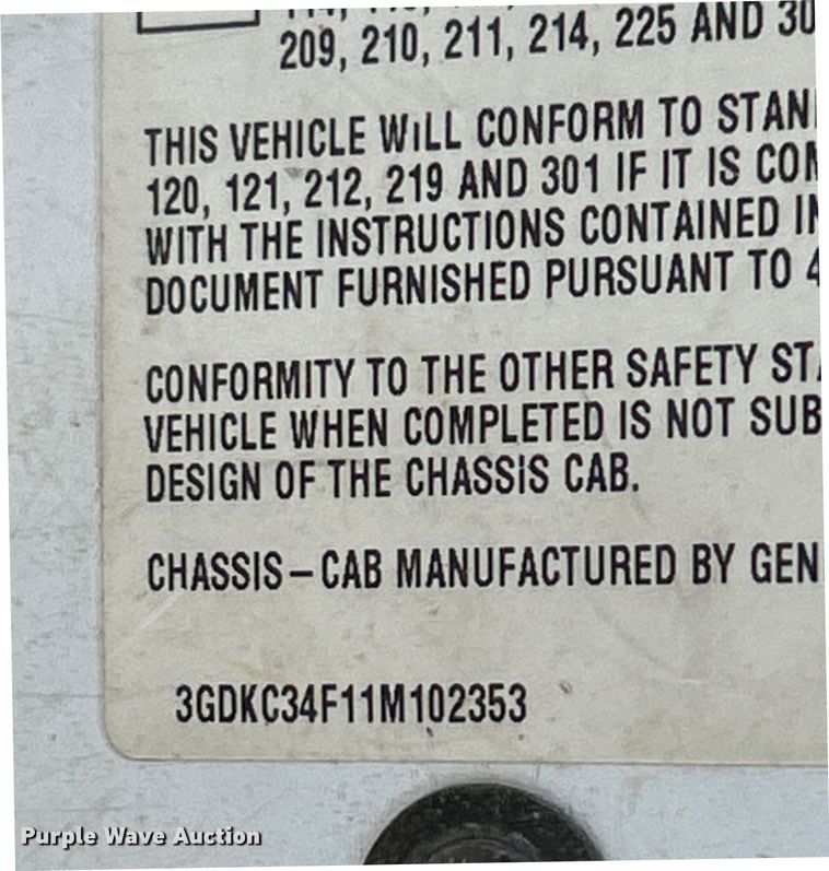 image for item ET6905 2001 GMC Sierra 3500HD SL dump bed pickup truck