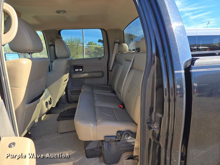 image for item EU3993 2007 Ford F150 Lariat Crew Cab pickup truck