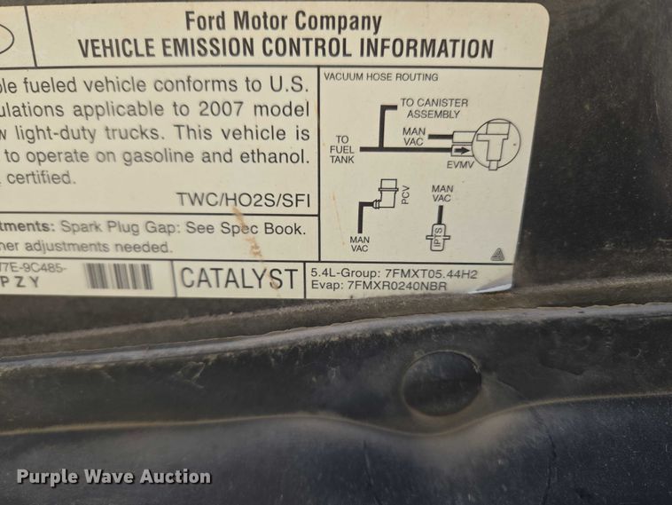 image for item EU3993 2007 Ford F150 Lariat Crew Cab pickup truck