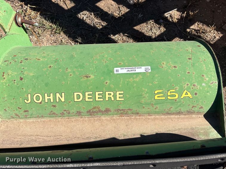 image for item EU4797 John Deere 25A flail mower