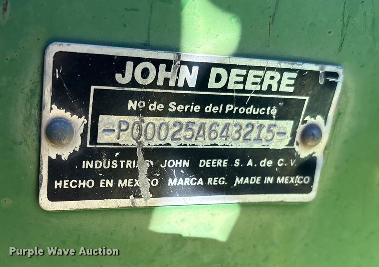 image for item EU4797 John Deere 25A flail mower