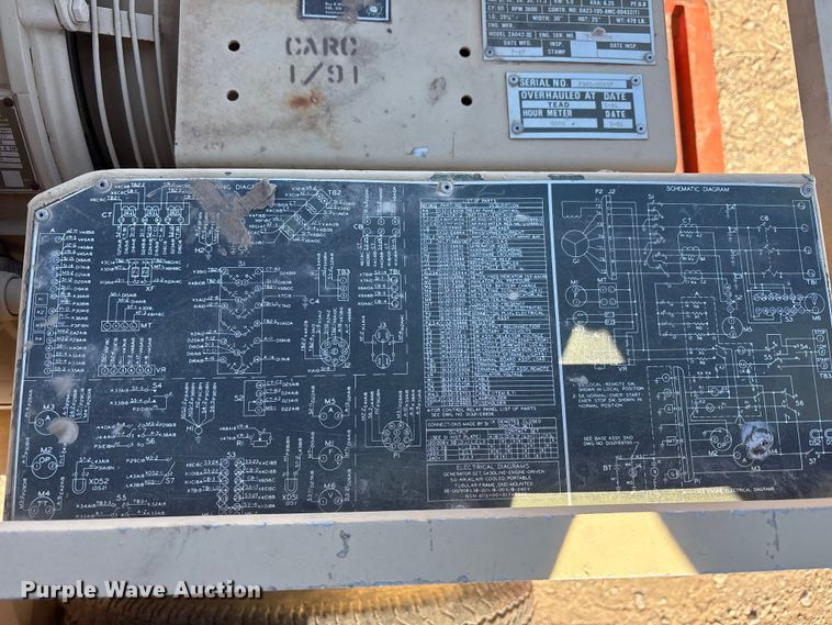 image for item EU4803 US Army MEP-017A generator