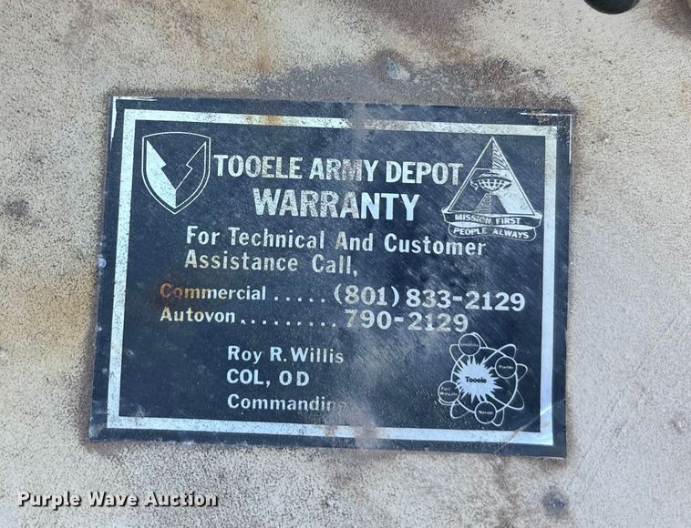 image for item EU4803 US Army MEP-017A generator