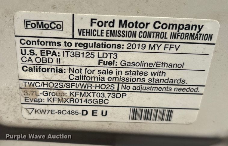 image for item EV2599 2019 Ford Explorer Police Interceptor SUV