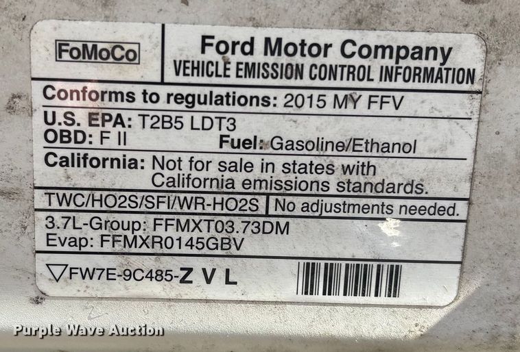 image for item EV2602 2015 Ford Explorer Police Interceptor SUV