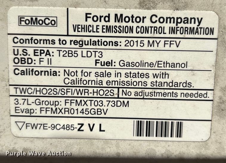 image for item EV2603 2015 Ford Explorer Police Interceptor SUV