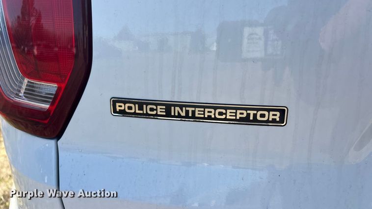 image for item EV2606 2019 Ford Explorer Police Interceptor SUV