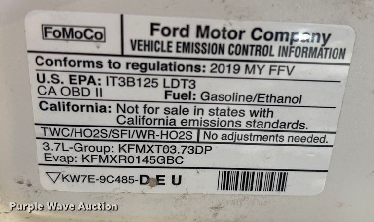 image for item EV2607 2019 Ford Explorer Police Interceptor SUV