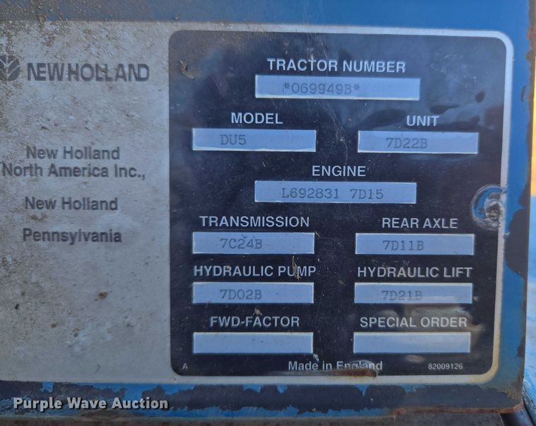 image for item EV2616 1997 New Holland 5030 tractor