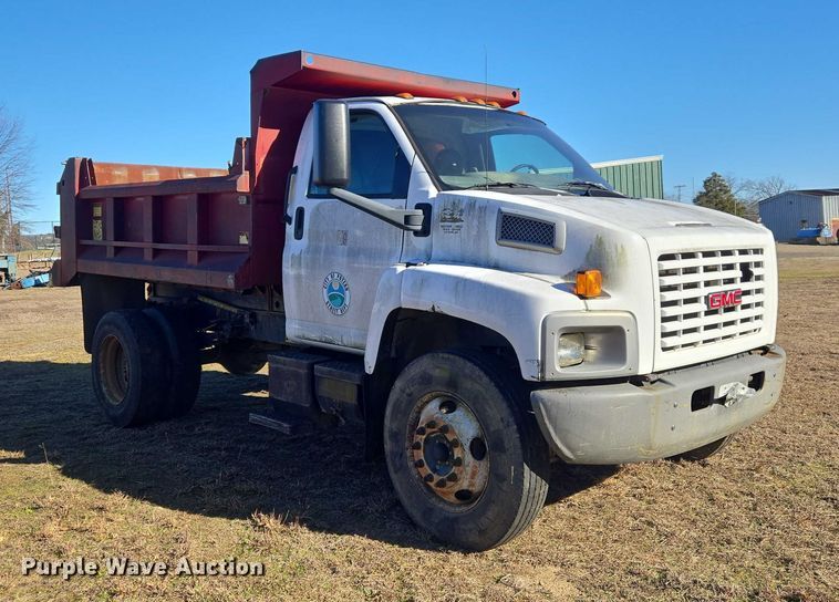 image for item EV2623 2008 GMC C7 dump truck