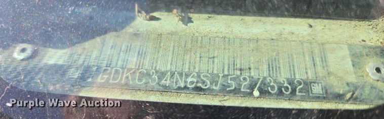 image for item EV2628 1995 GMC Sierra C3500 dump bed pickup truck