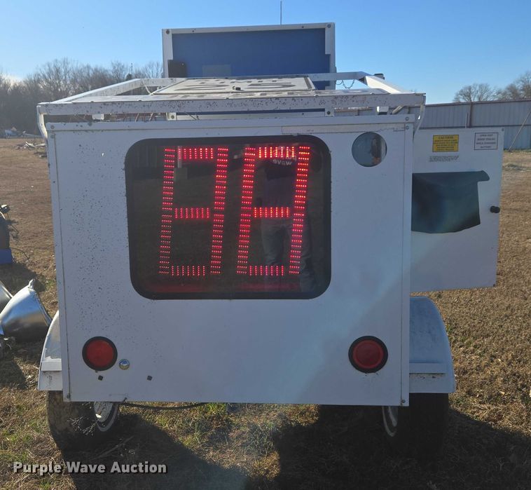 image for item EV2630 2003 Kustom Signals, Inc. radar trailer