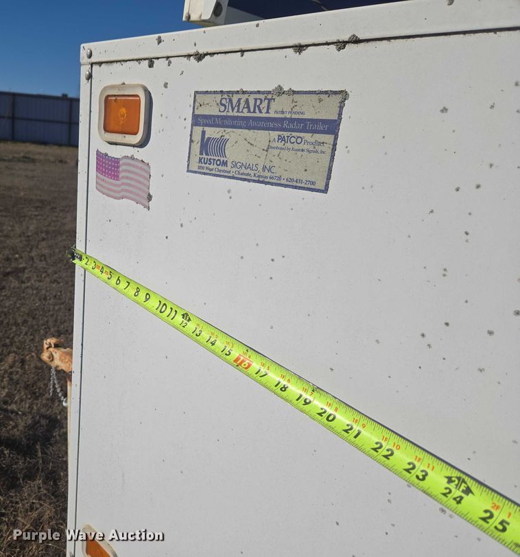 image for item EV2630 2003 Kustom Signals, Inc. radar trailer