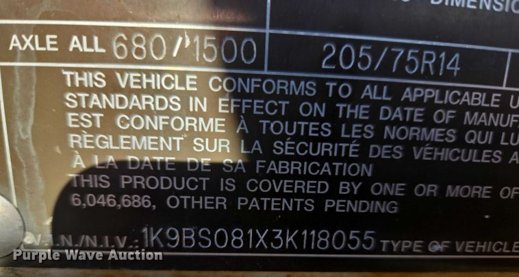 image for item EV2630 2003 Kustom Signals, Inc. radar trailer