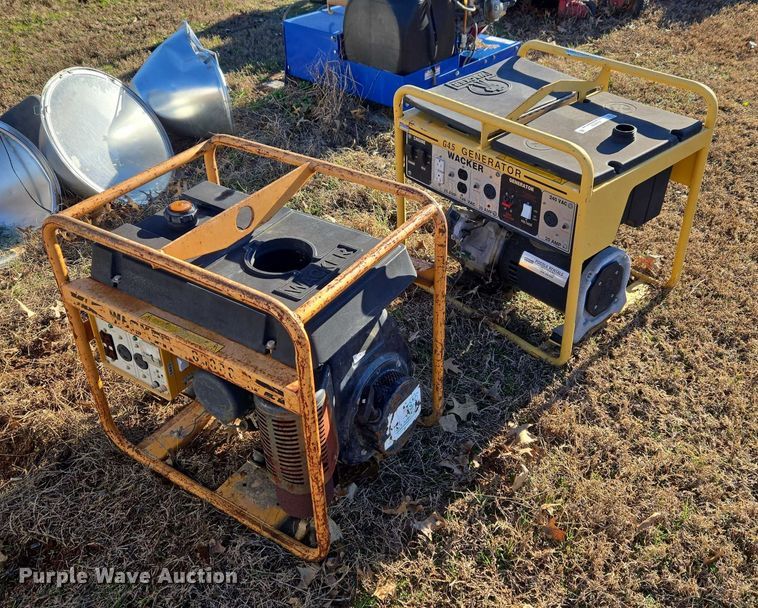 image for item EV2632 (2) Wacker generators