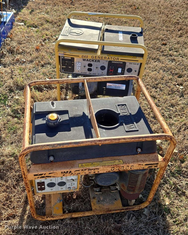 image for item EV2632 (2) Wacker generators