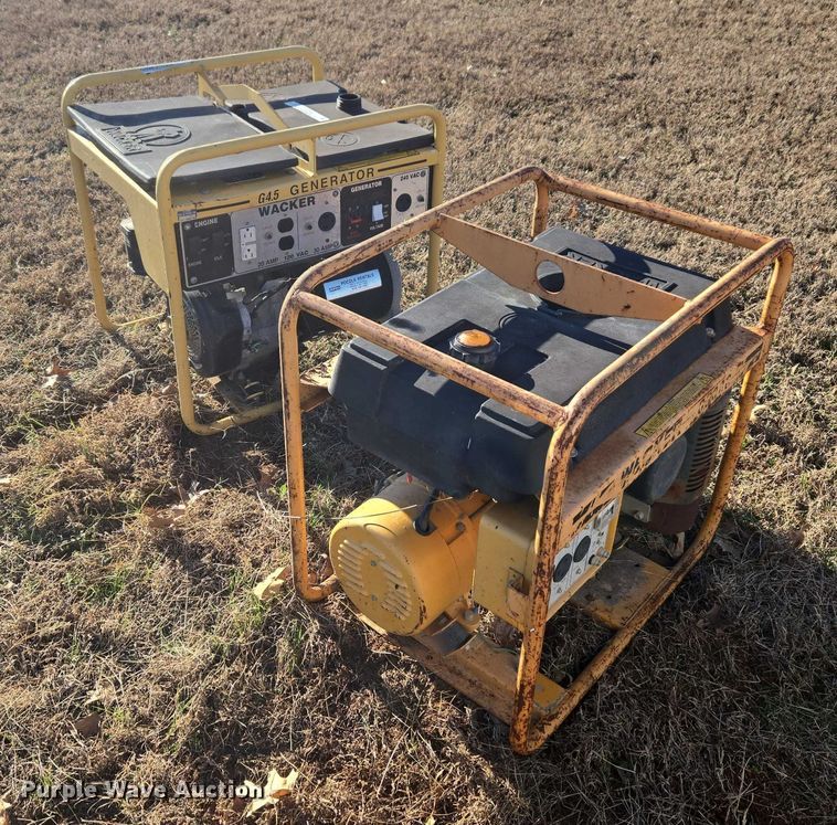 image for item EV2632 (2) Wacker generators