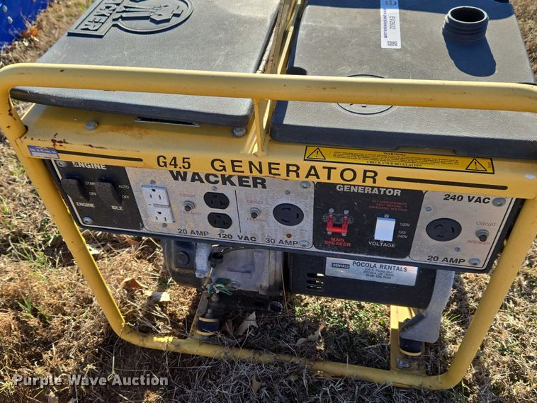 image for item EV2632 (2) Wacker generators
