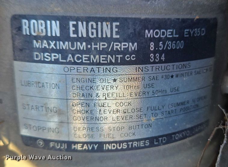 image for item EV2632 (2) Wacker generators