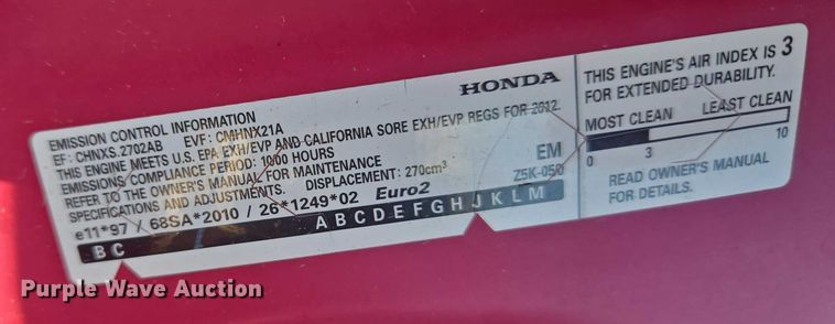 image for item EV2633 2013 Adapco Guardian 95ES mosquito fogger