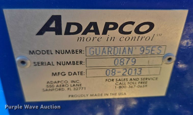 image for item EV2633 2013 Adapco Guardian 95ES mosquito fogger