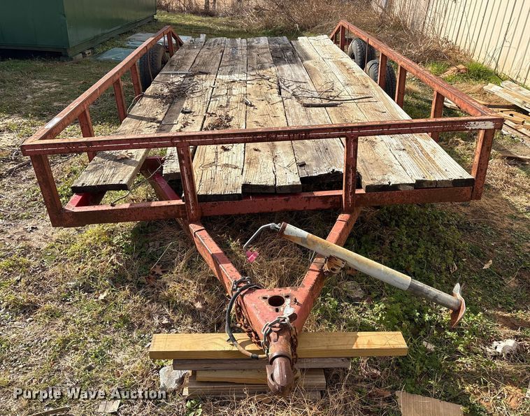 image for item EV2644 Shop built utility trailer