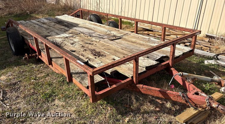image for item EV2644 Shop built utility trailer