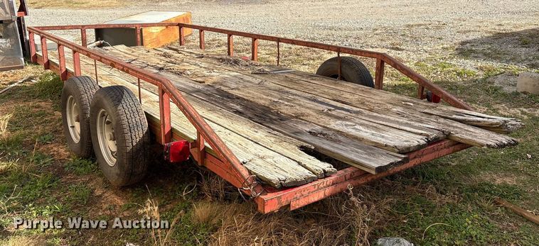image for item EV2644 Shop built utility trailer
