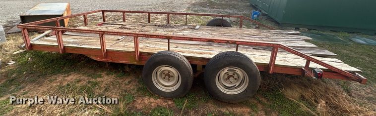 image for item EV2644 Shop built utility trailer